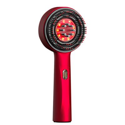 Red kneading massage comb